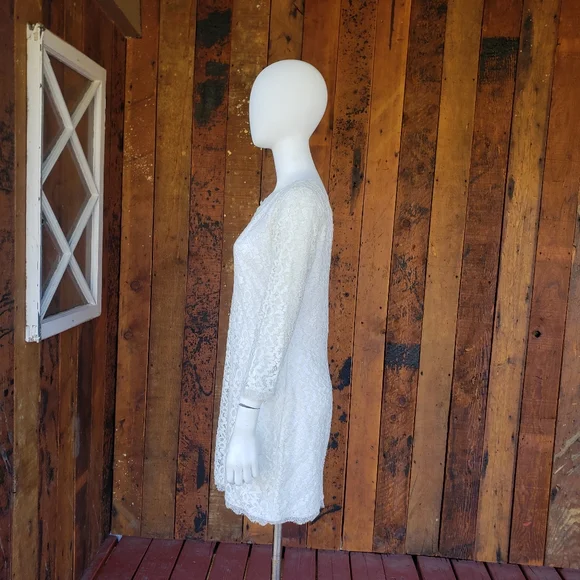 Diane Von Furstenberg Zarita White Lace Dress - Picture 3 of 16